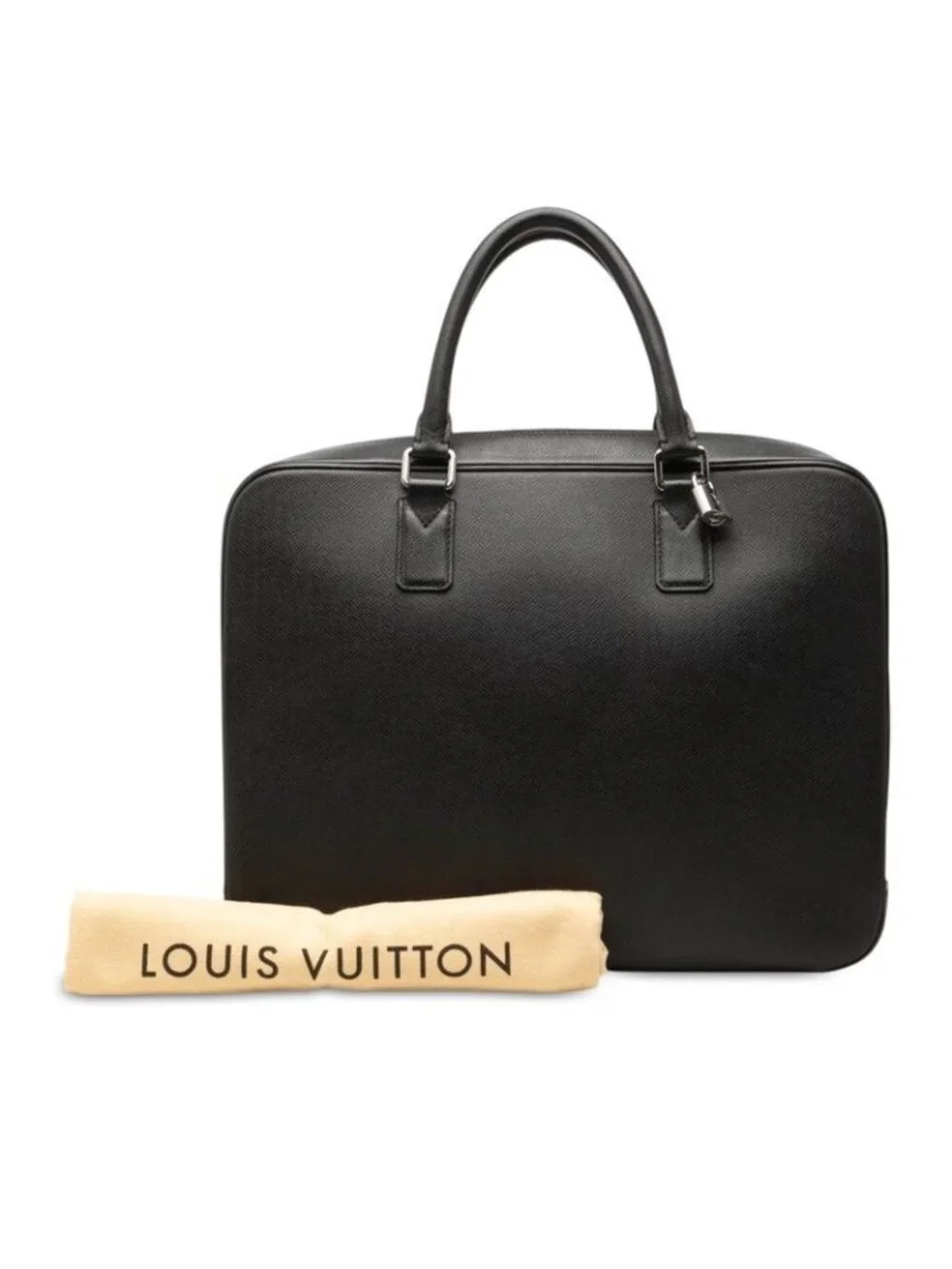 Louis Vuitton Taiga Neo Igor Business Bag Handbag Ardoise Black Leather